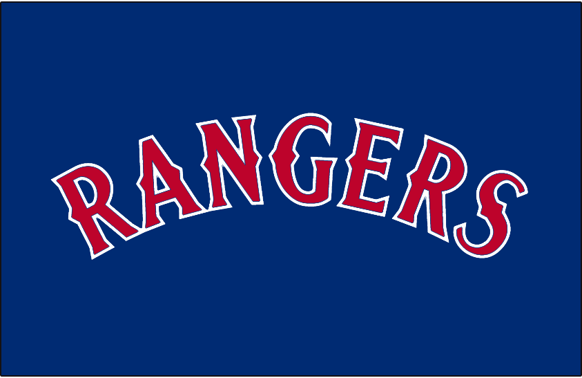 Texas Rangers 1994-2000 Jersey Logo t shirts DIY iron ons v2